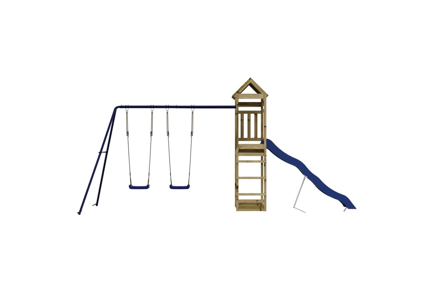 Vidaxl 3156966 Outdoor Playset Impregnated Wood Pine-3