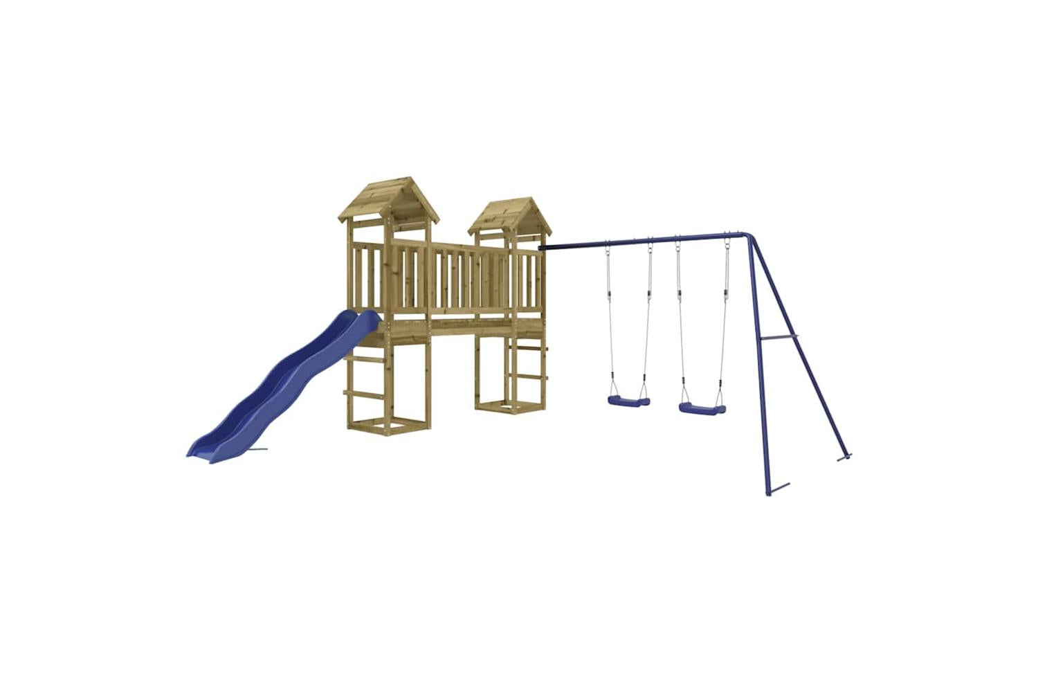 Vidaxl Outdoor Playset Impregnated Wood Pine