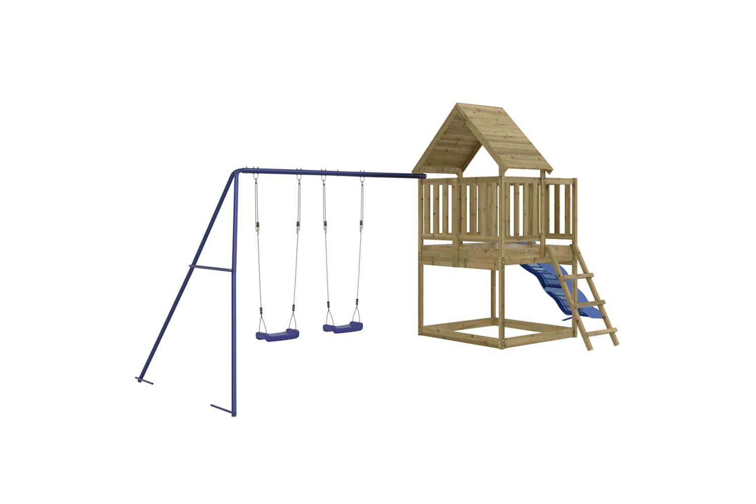 Vidaxl Outdoor Playset Impregnated Wood Pine