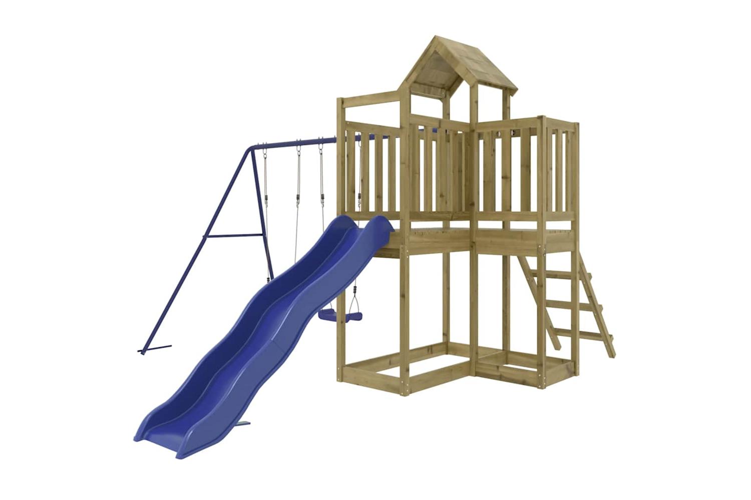 Vidaxl Outdoor Playset Impregnated Wood Pine-3