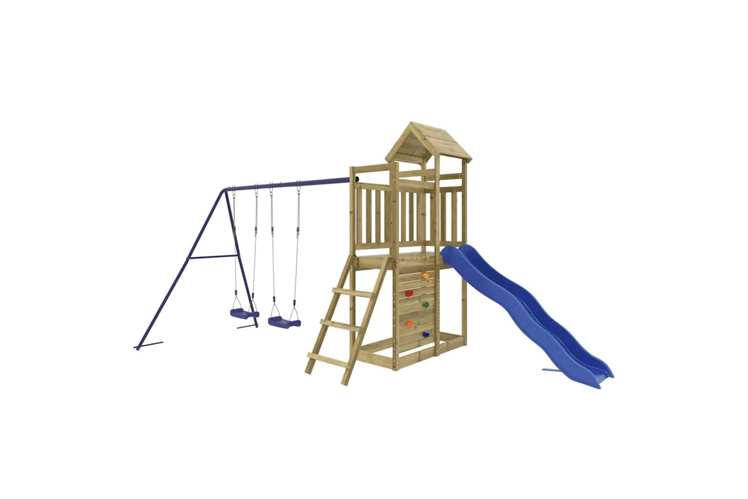 Vidaxl Outdoor Playset Impregnated Wood Pine