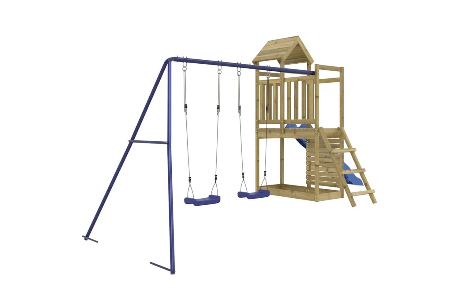 Vidaxl Outdoor Playset Impregnated Wood Pine-3