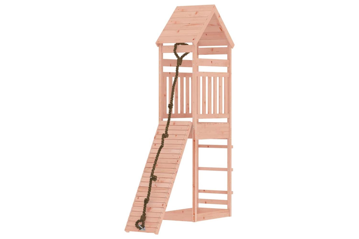 Vidaxl 3156899 Playhouse With Climbing Wall Solid Wood Douglas-3