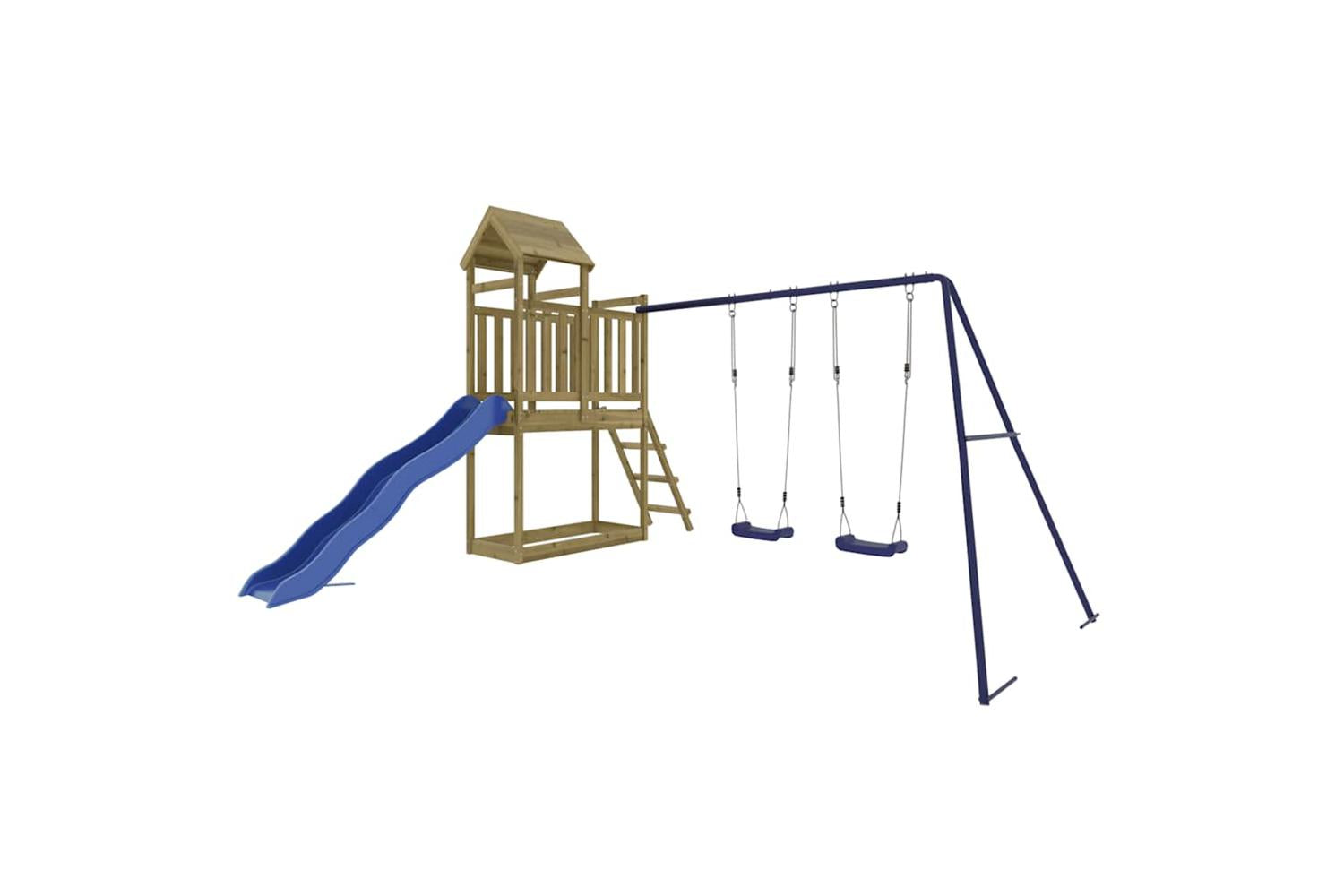 Vidaxl Outdoor Playset Impregnated Wood Pine-2
