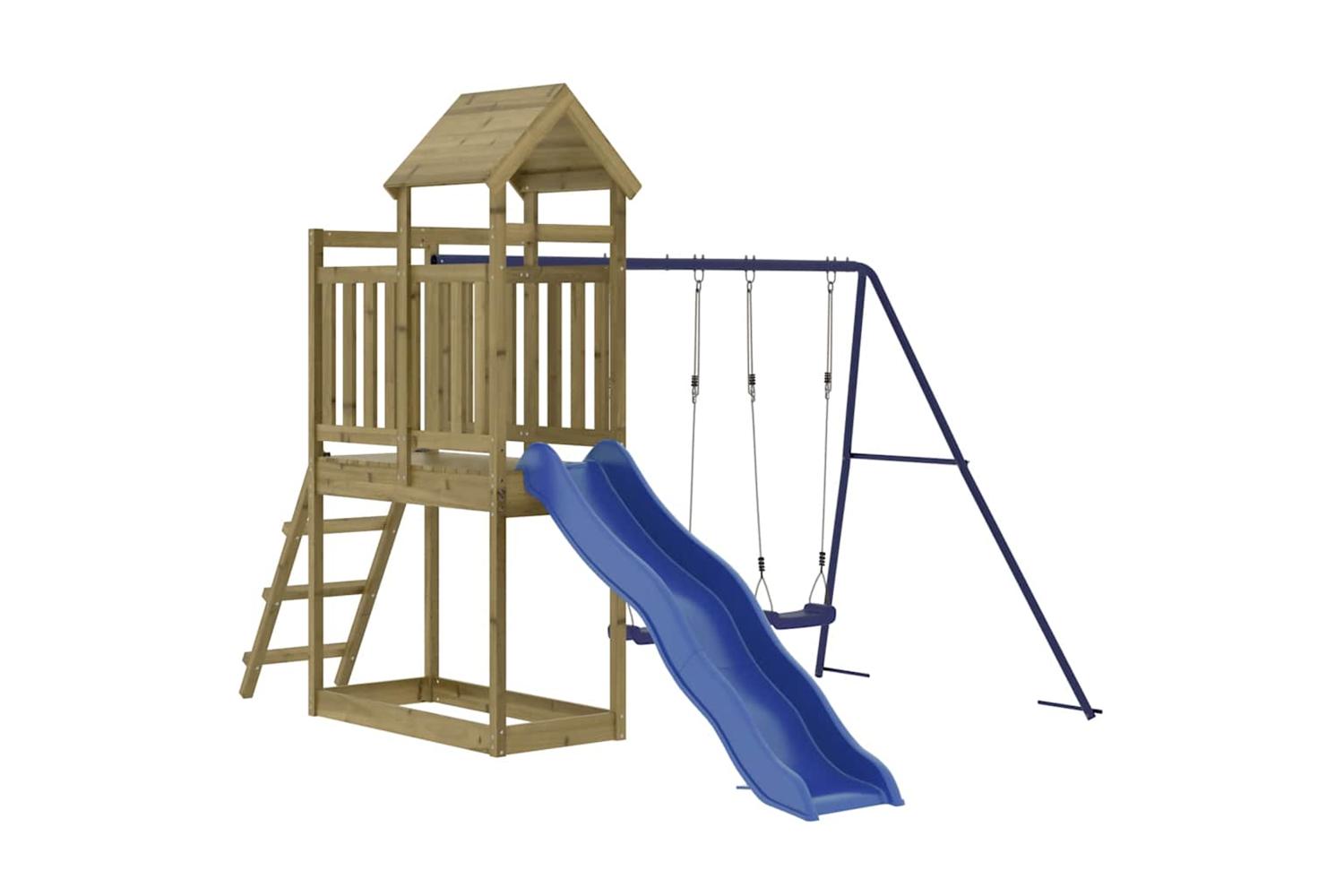 Vidaxl Outdoor Playset Impregnated Wood Pine-3
