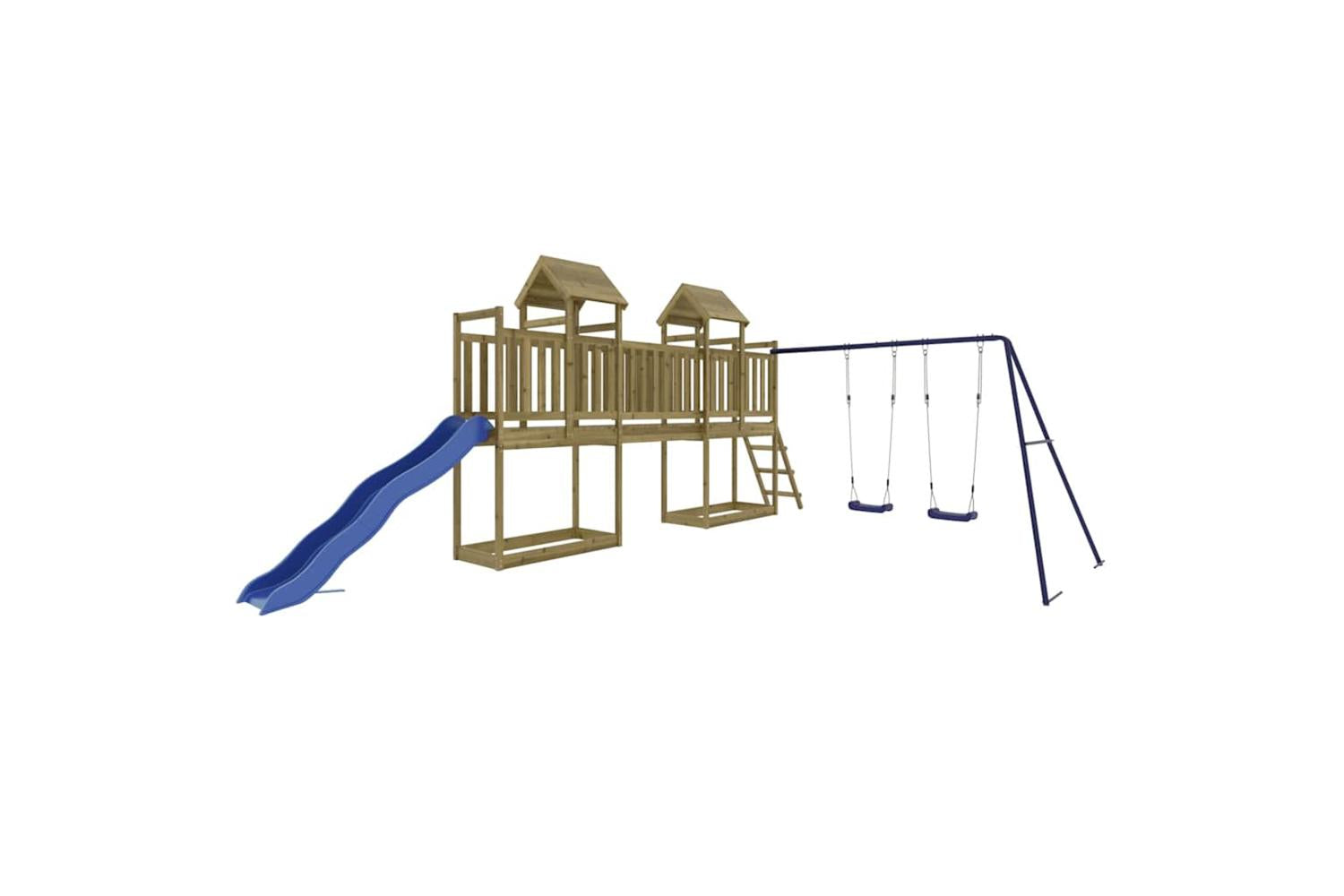 Vidaxl Outdoor Playset Impregnated Wood Pine