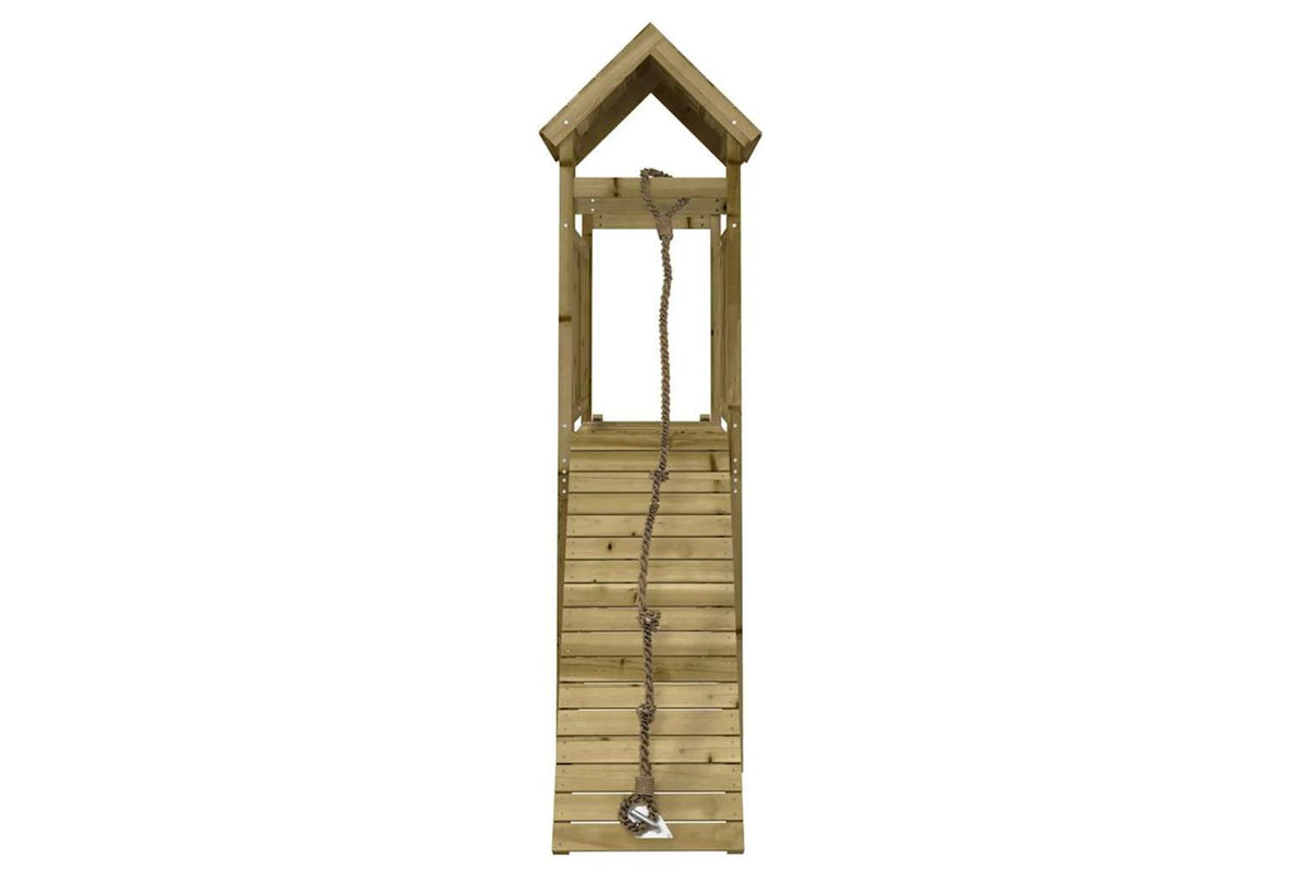 Vidaxl 3155869 Playhouse With Climbing Wall Impregnated Wood Pine-4