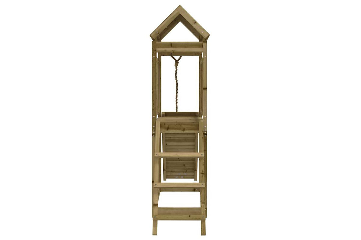 Vidaxl 3155869 Playhouse With Climbing Wall Impregnated Wood Pine-7