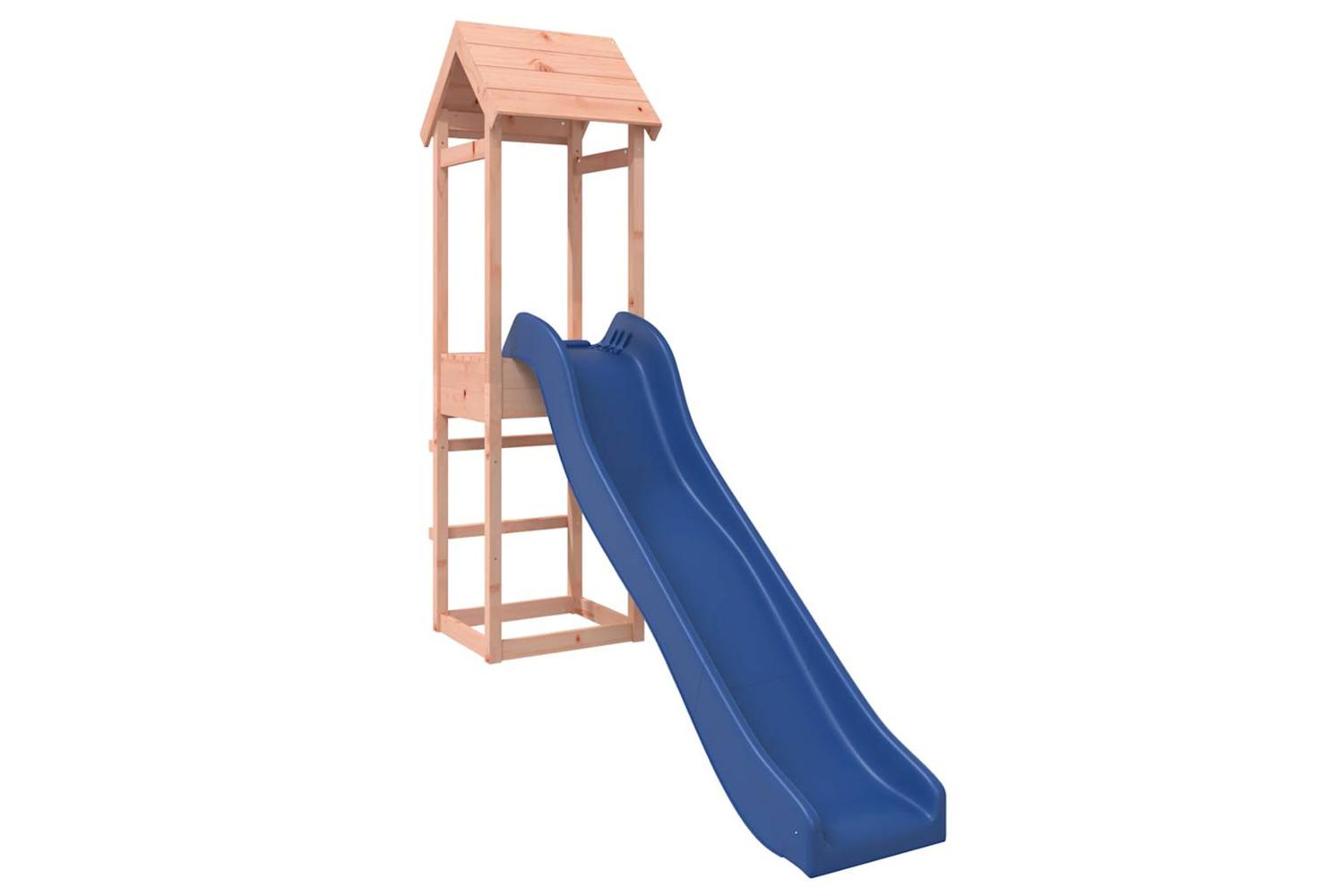 Vidaxl 3155853 Playhouse With Slide Solid Wood Douglas