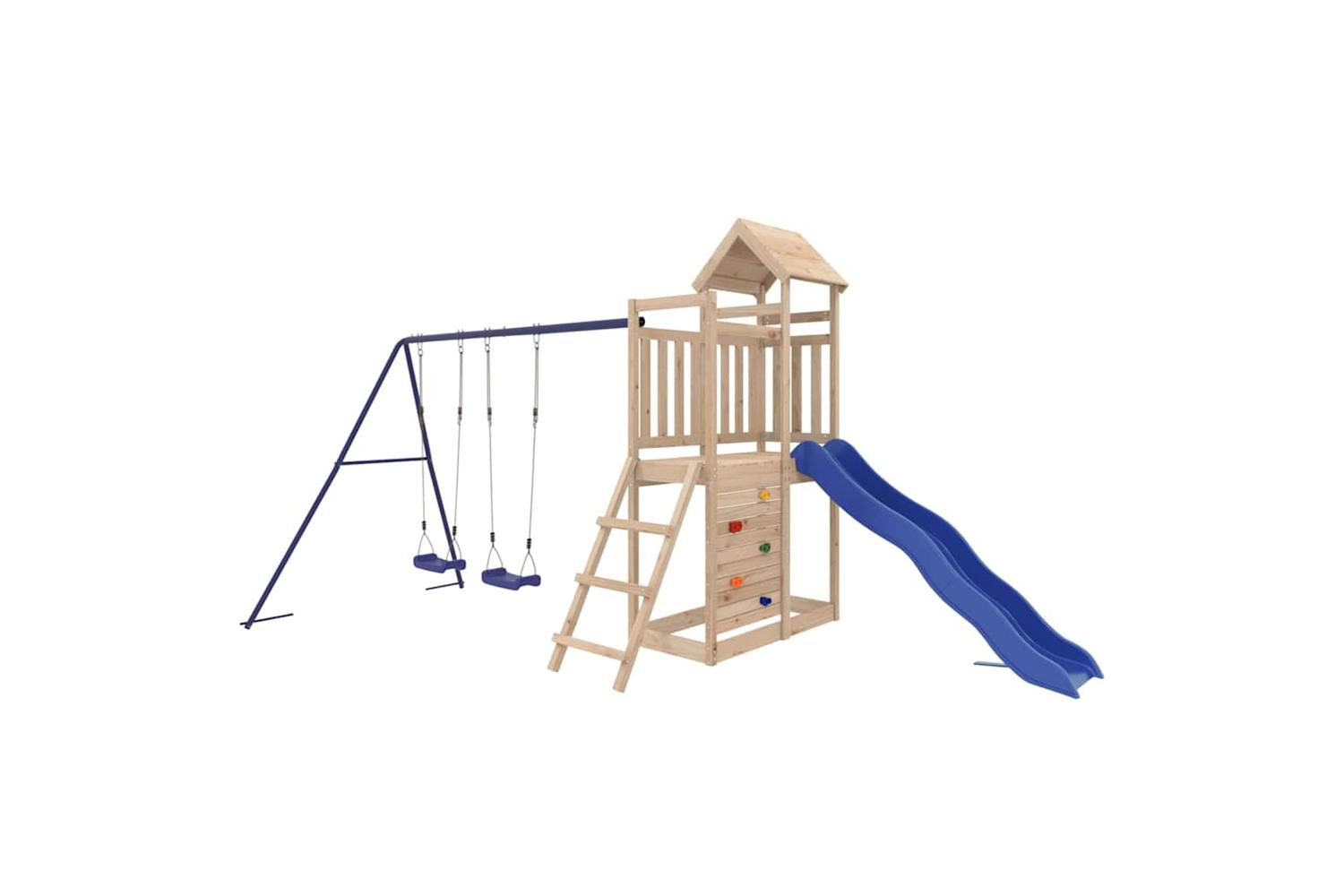 Vidaxl Outdoor Playset Solid Wood Pine