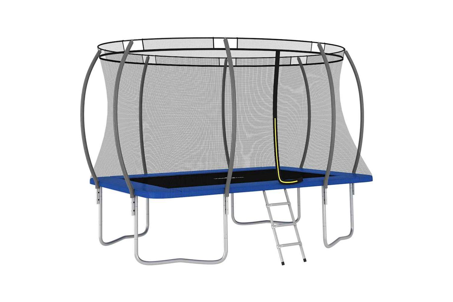 Vidaxl Trampoline Set Rectangular 335x244x90 Cm 150 Kg