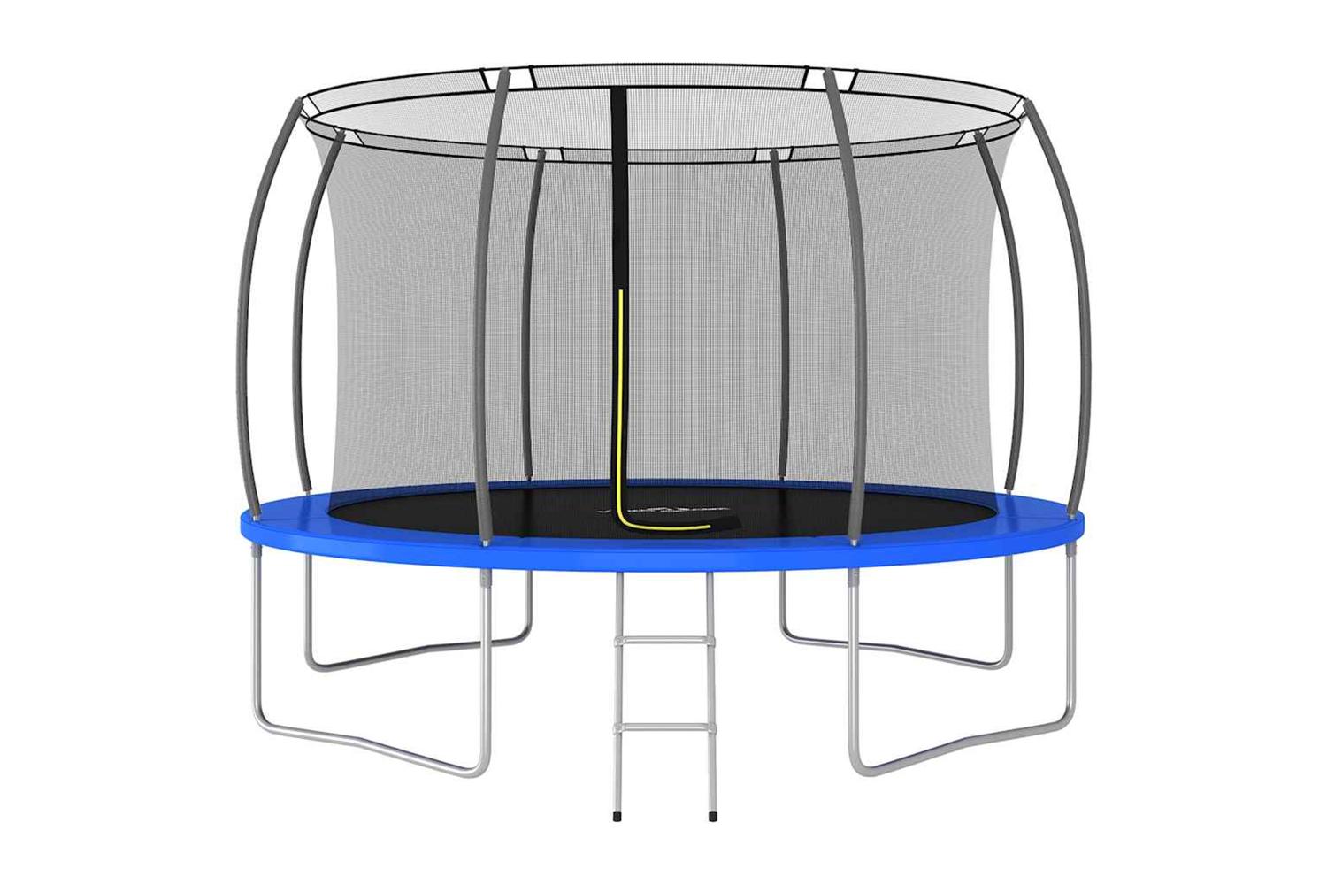 Vidaxl Trampoline Set Round 366x80 Cm 150 Kg-2