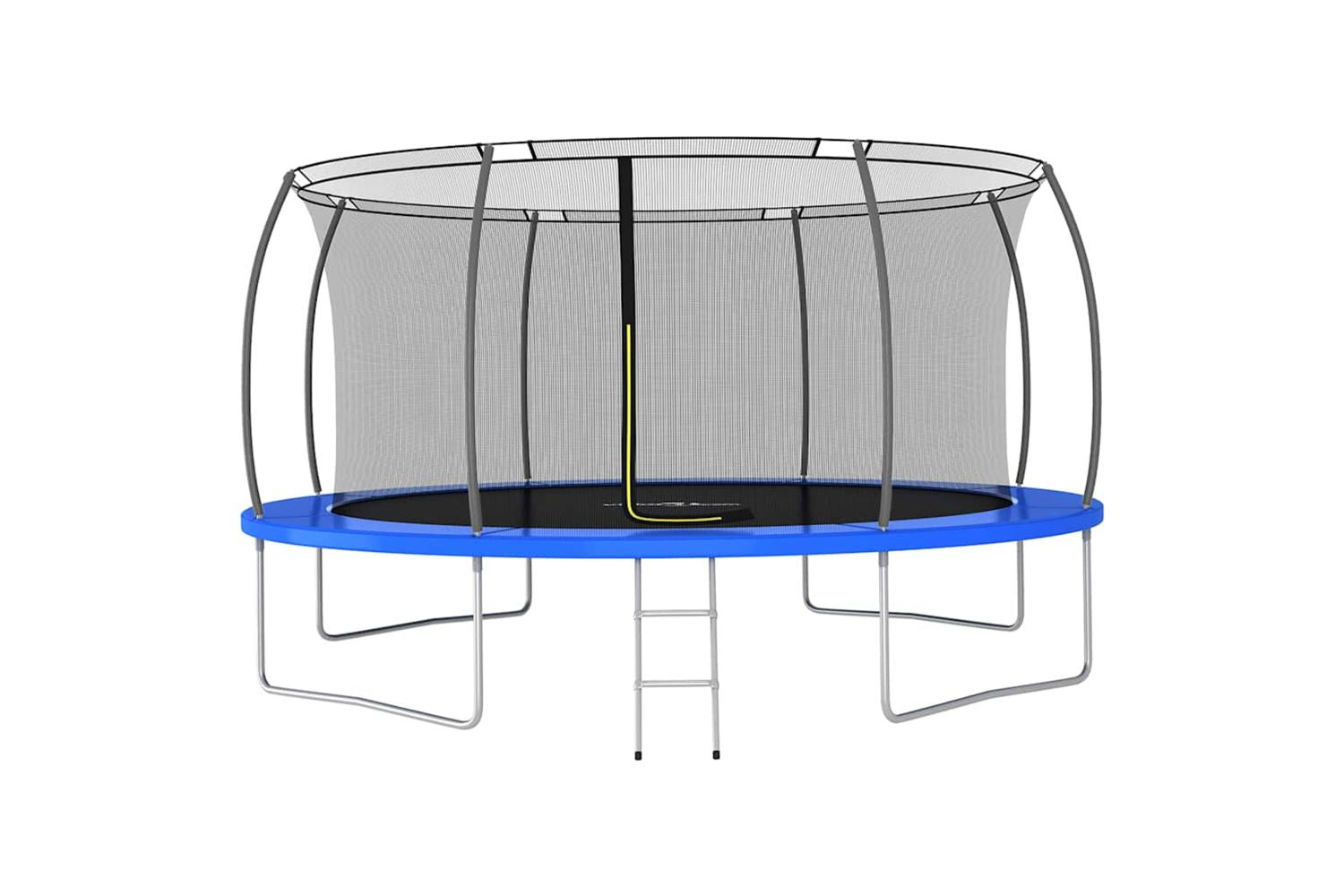 Vidaxl Trampoline Set Round 460x80 Cm 150 Kg-2