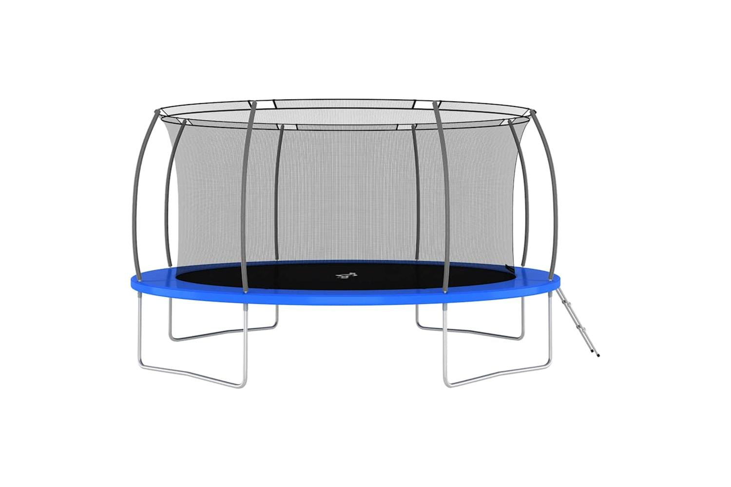 Vidaxl Trampoline Set Round 460x80 Cm 150 Kg-3