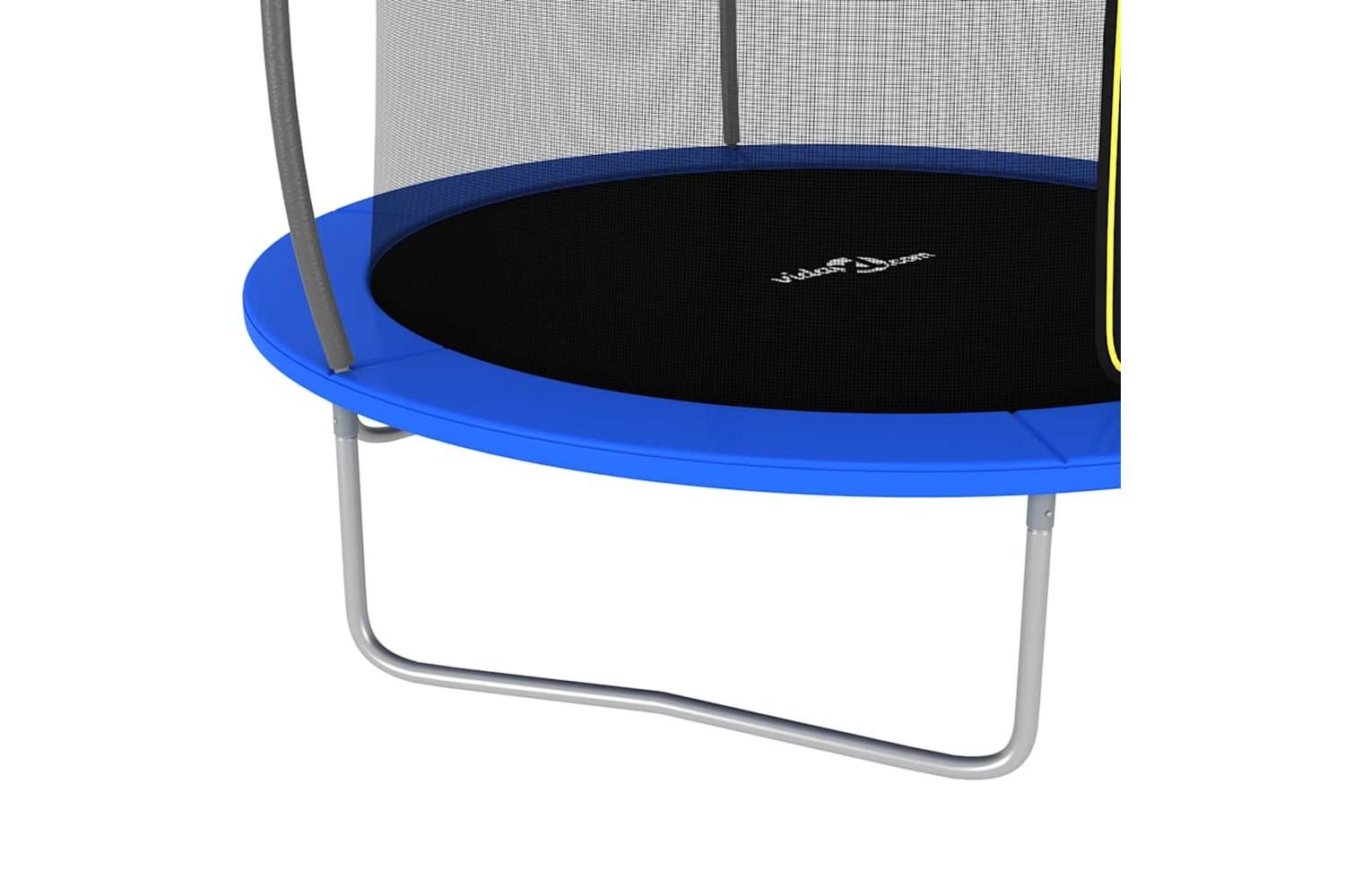 Vidaxl Trampoline Set Round 244x55 Cm 100 Kg-4