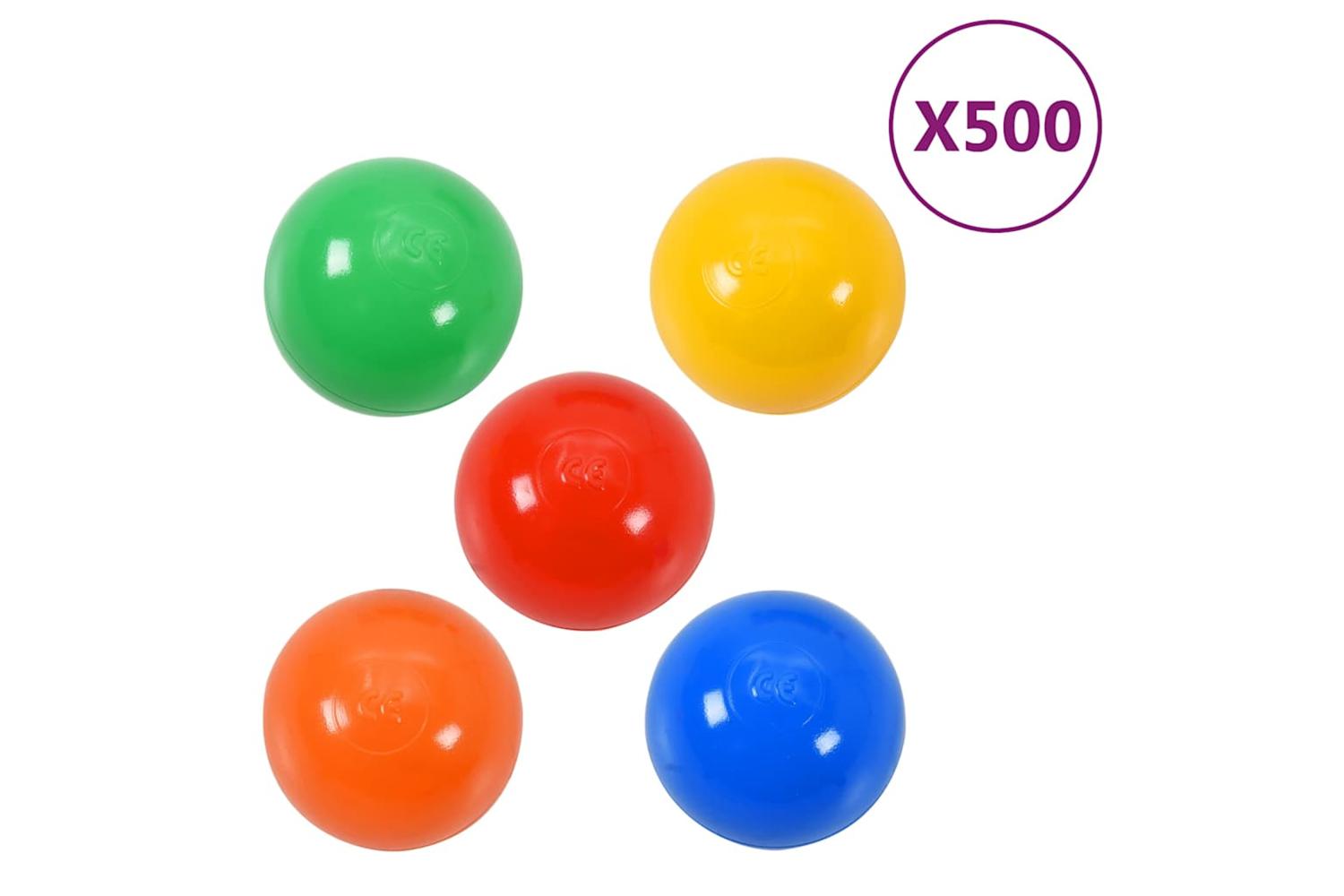 Vidaxl Play Balls 500 Pcs Multicolour-2