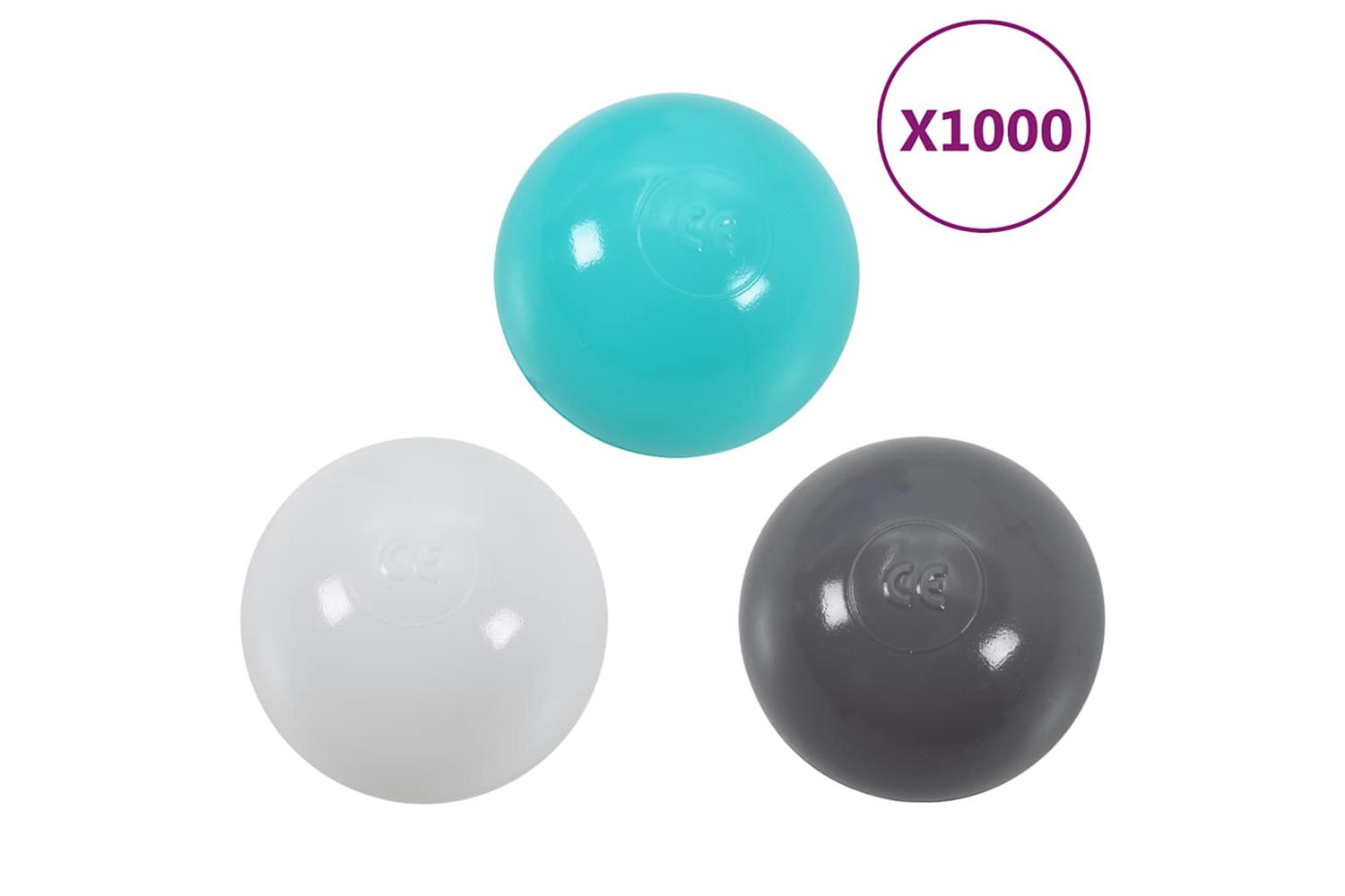 Vidaxl Play Balls 1000 Pcs Multicolour-2