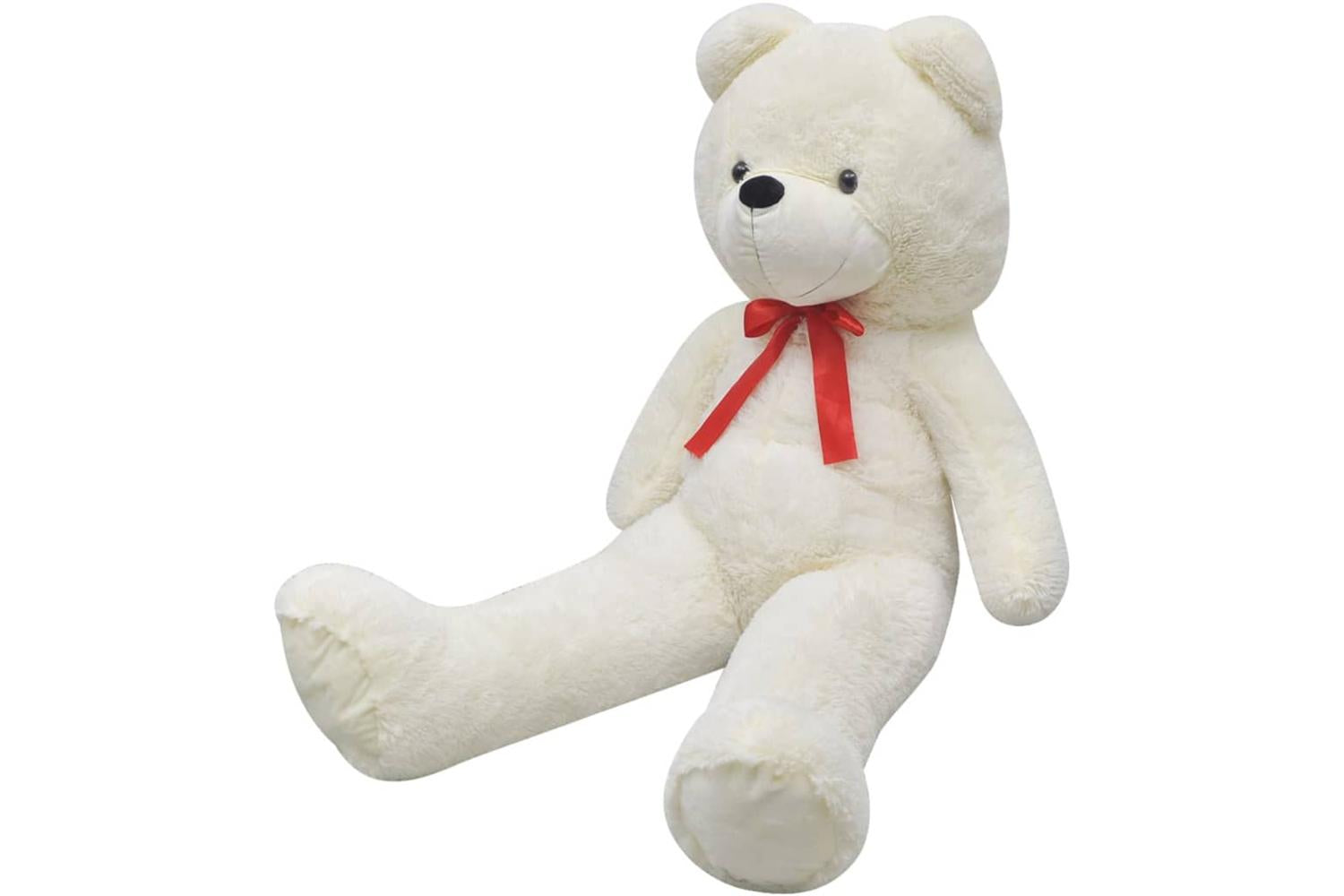vidaXL 80146 Teddy Bear Cuddly Toy Plush White 170cm