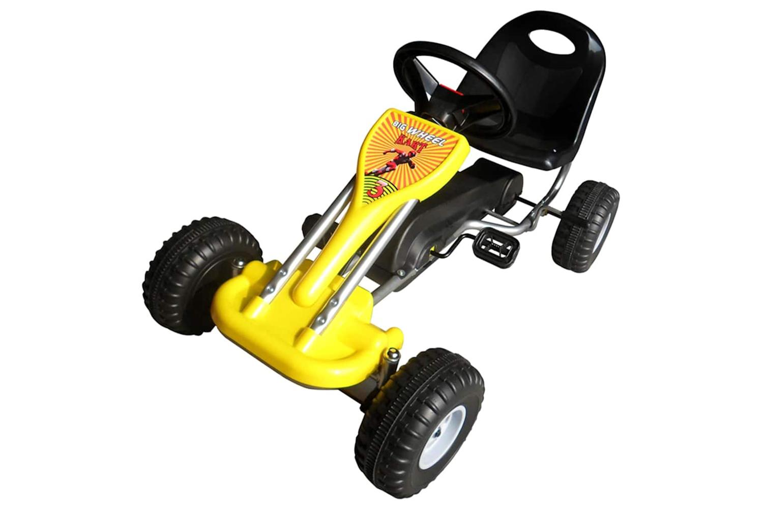 Vidaxl Pedal Go Kart Yellow
