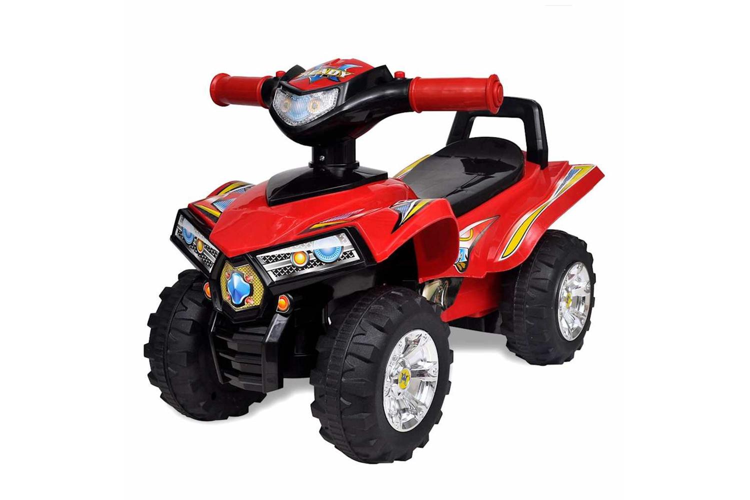 Vidaxl Red Children's Ride-on Quad With Sound And Light