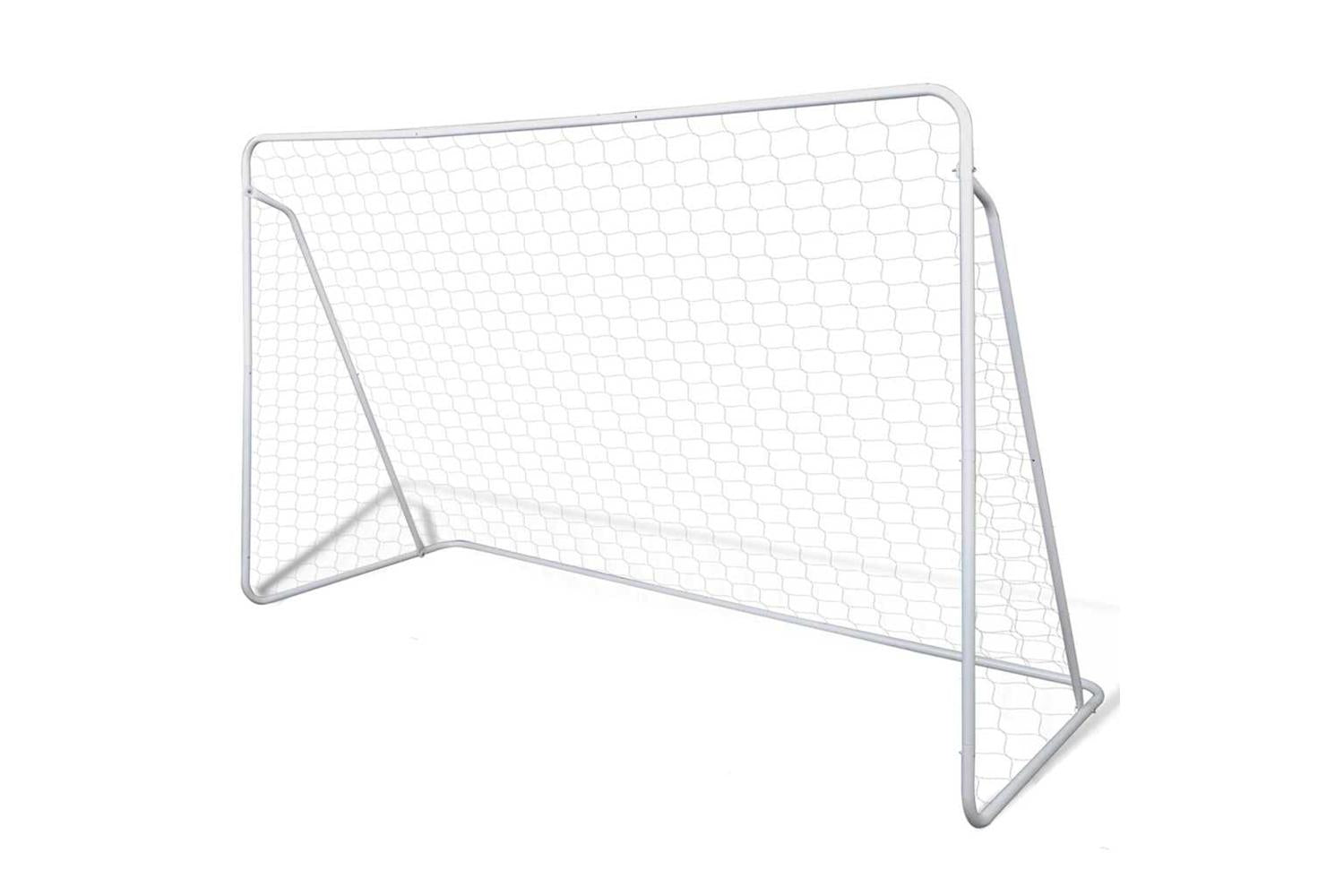 Vidaxl Soccer Goal Post Net Set Steel 240 X 90 X 150 Cm High-quality