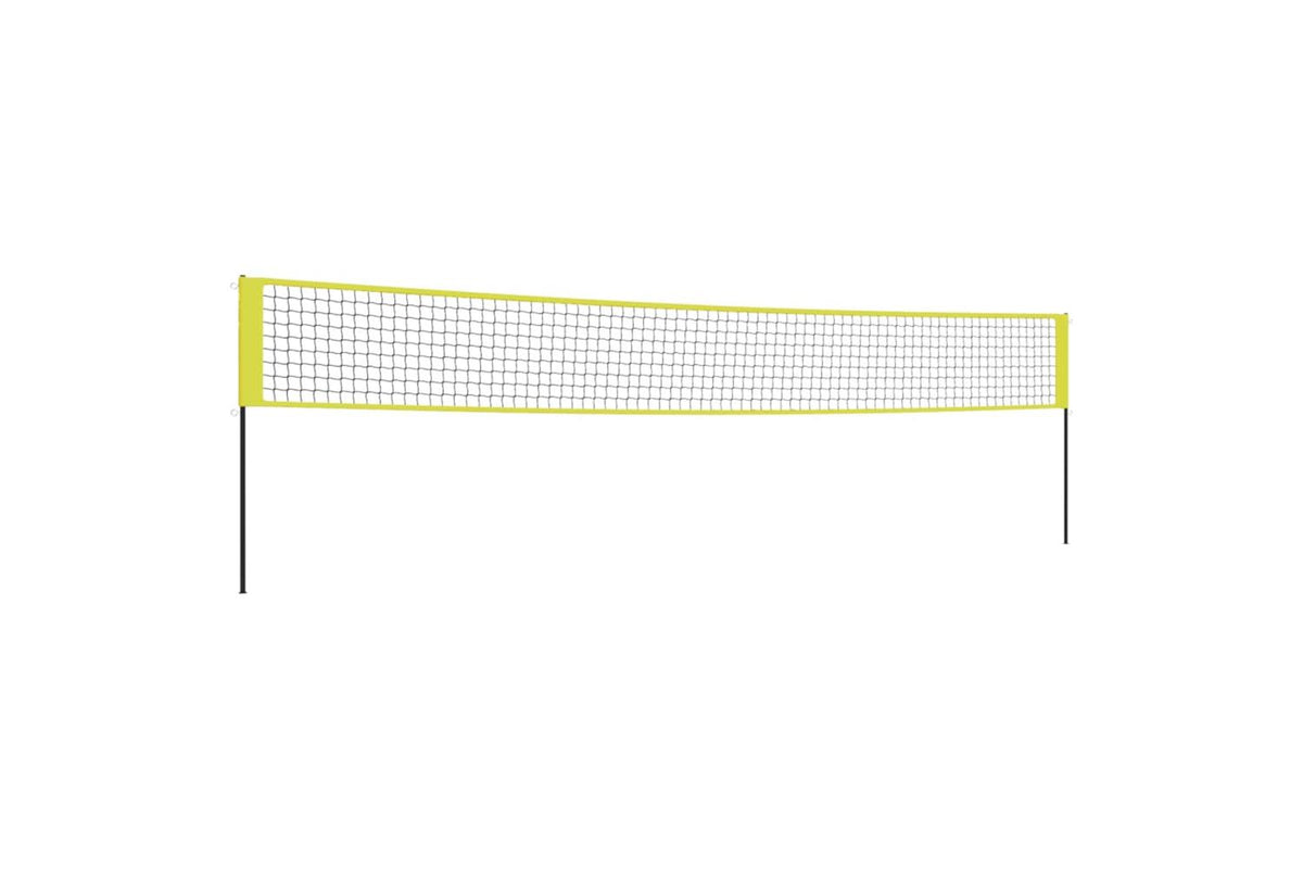 vidaXL 93744 Volleyball Net Yellow And Black 823x244cm Pe Fabric