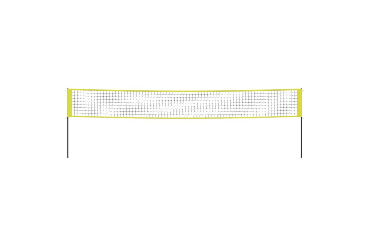 vidaXL 93744 Volleyball Net Yellow And Black 823x244cm Pe Fabric-3