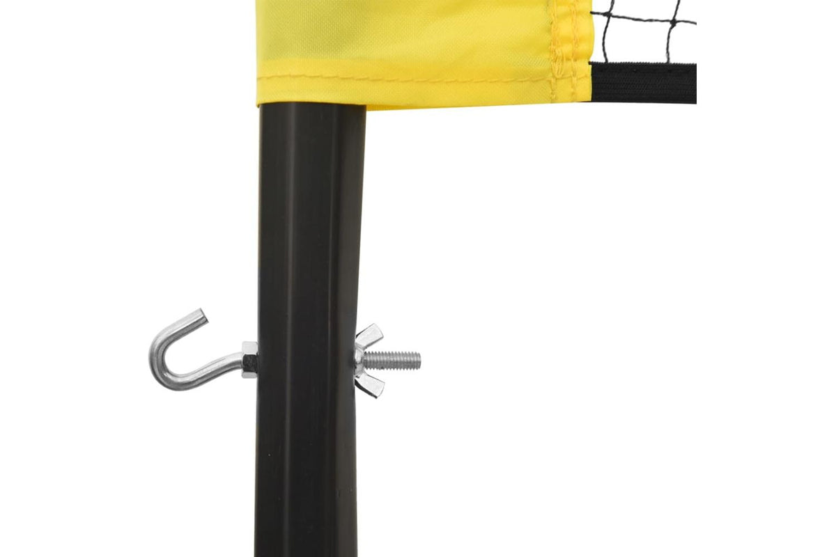 vidaXL 93744 Volleyball Net Yellow And Black 823x244cm Pe Fabric-5