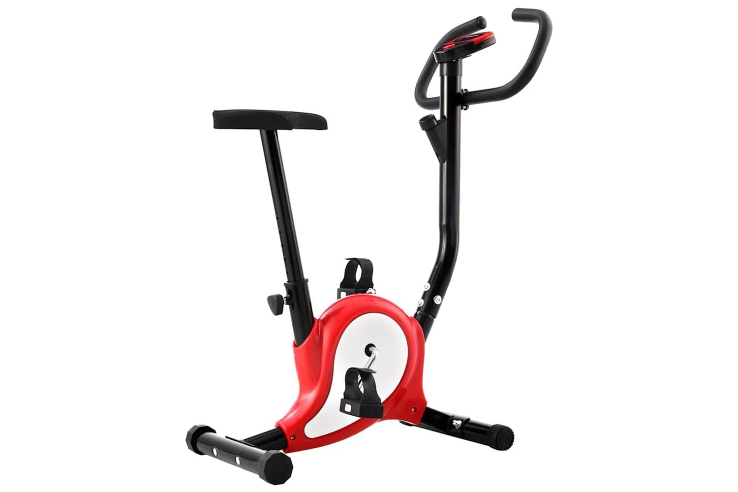 Vidaxl Exercise Bike With Belt Resistance Red