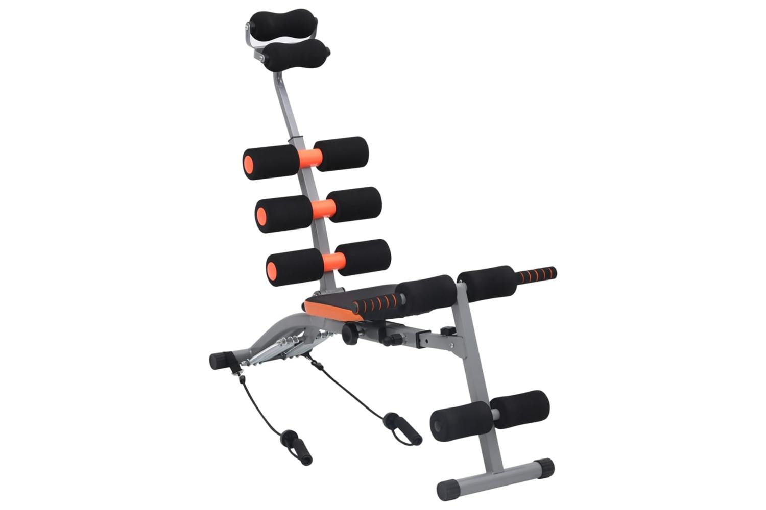 Vidaxl 92478 L-shaped Abdominal Trainer With Elastic Strings