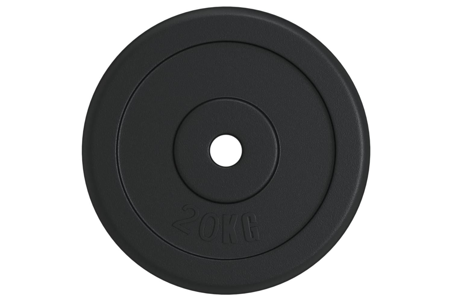 Vidaxl 93643 Weight Plate 20 Kg Cast Iron-2