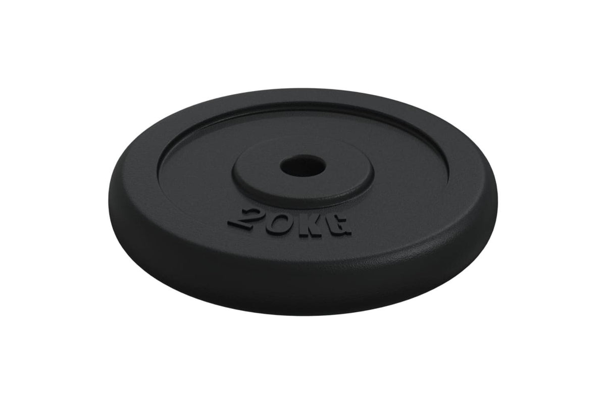 Vidaxl 3145054 Weight Plate 40 Kg Cast Iron-3
