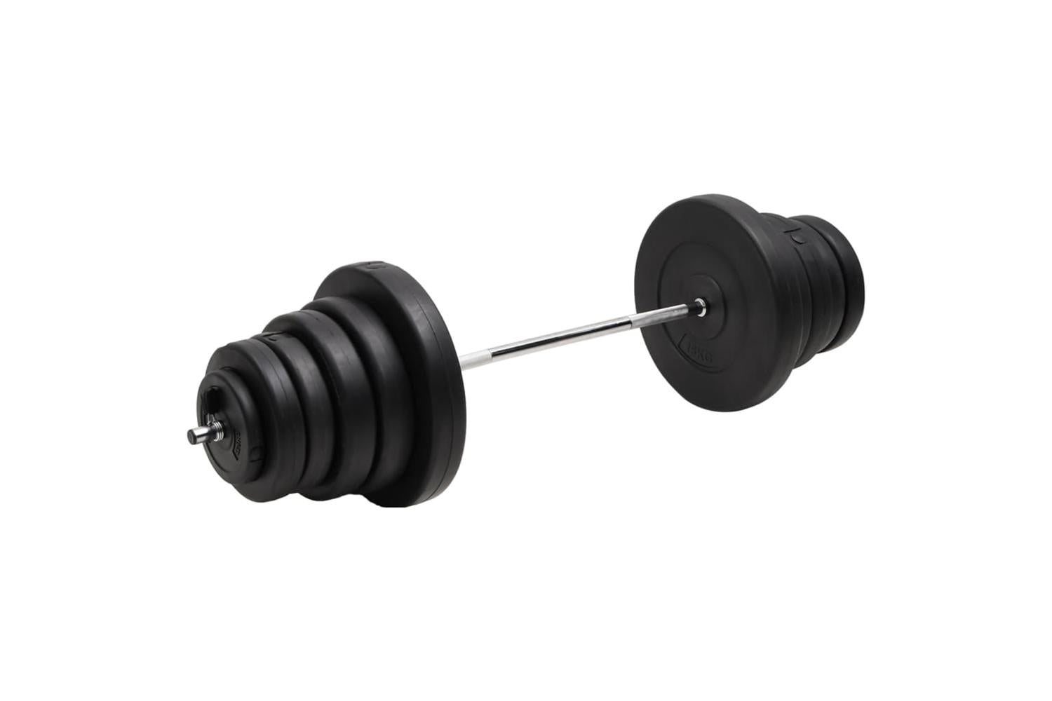 Vidaxl 3145021 Barbell With Plates 90 Kg