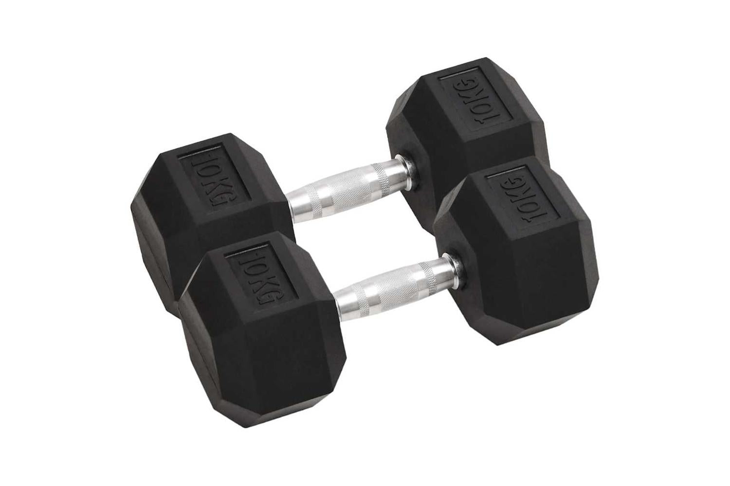 Vidaxl 93604 Dumbbells 2 Pcs 20 Kg Cast Iron