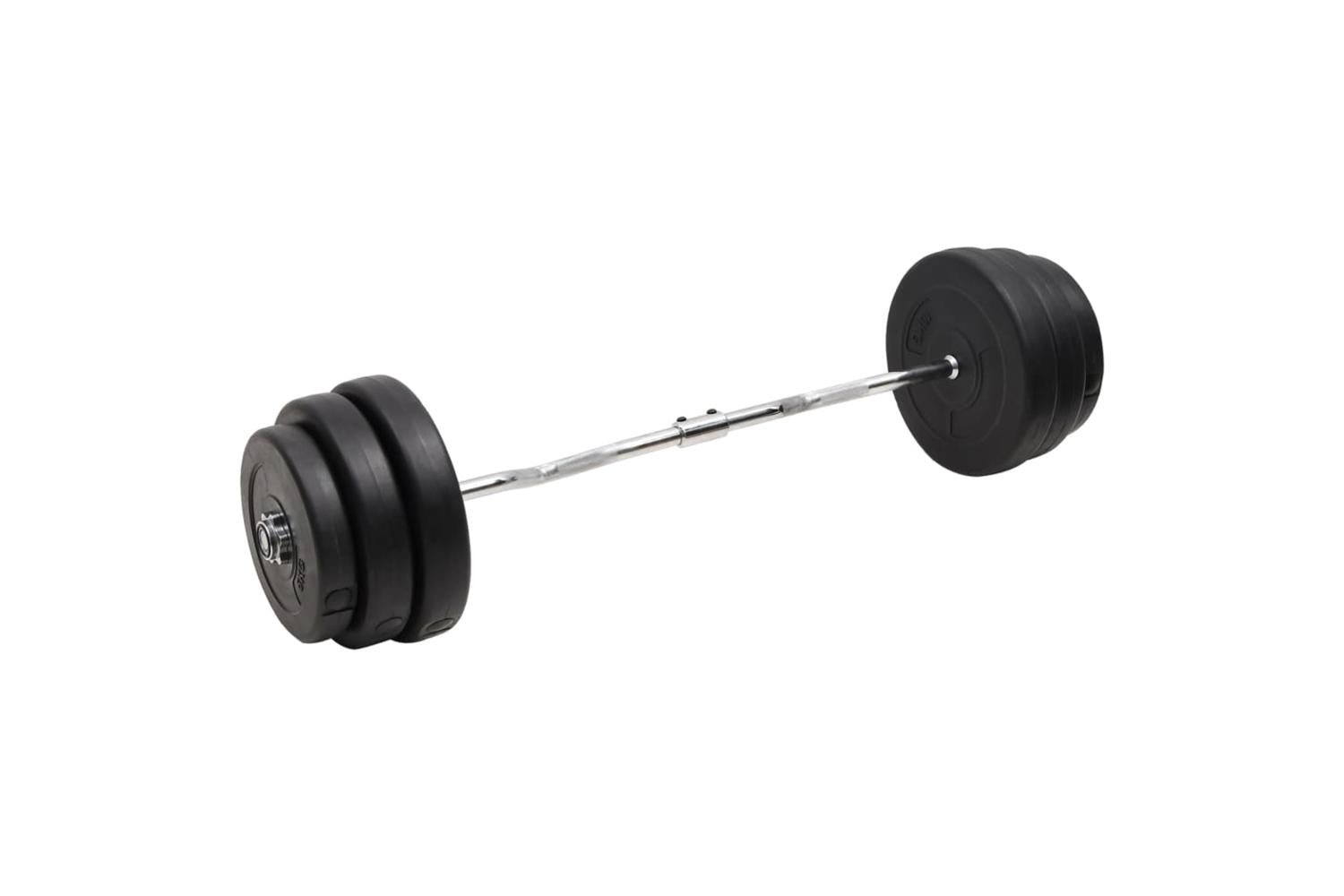 Vidaxl 3145023 Curl Barbell With Plates 90 Kg