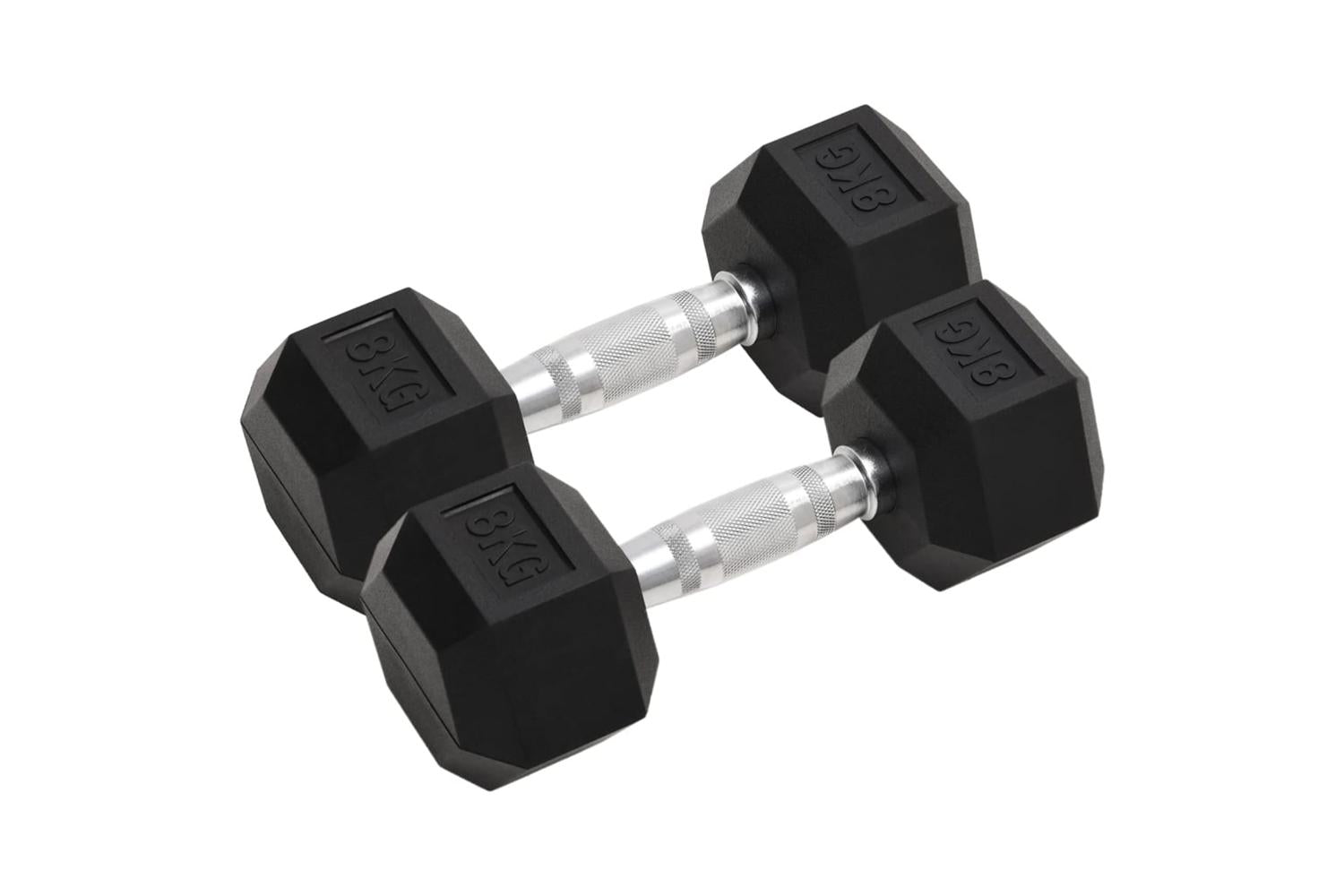 Vidaxl 93603 Dumbbells 2 Pcs 16 Kg Cast Iron