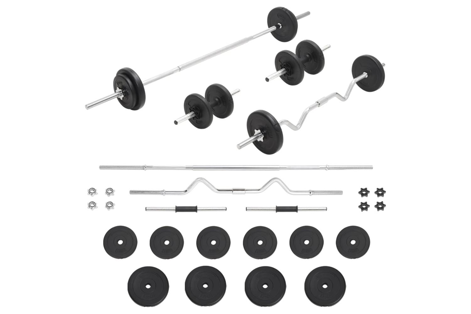 Vidaxl 93589 Barbell And Dumbbell Set 30 Kg