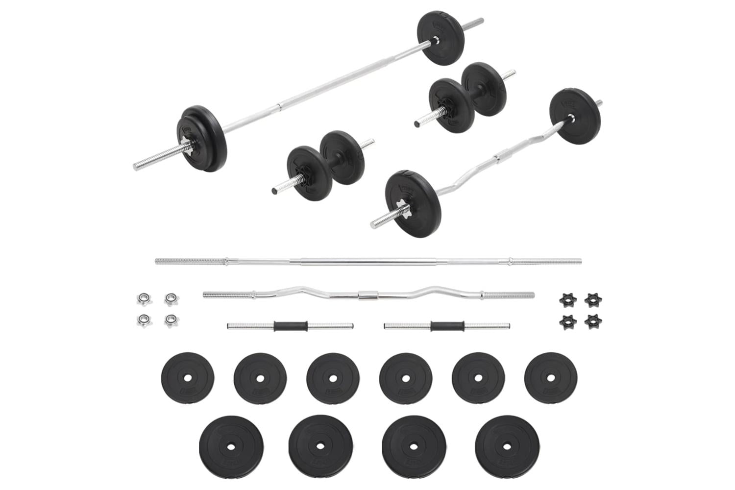Vidaxl 93588 Barbell And Dumbbell Set 30 Kg