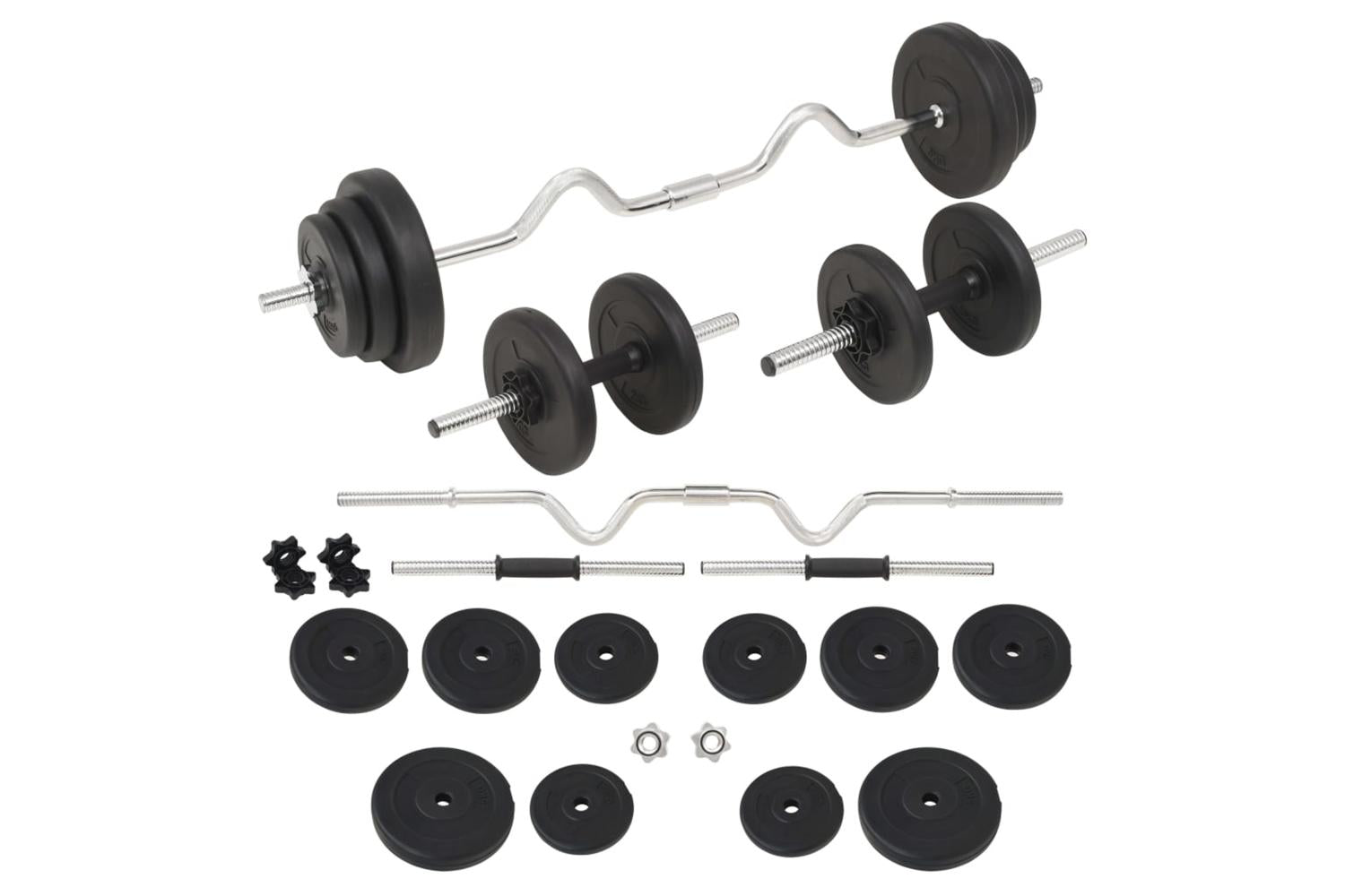 Vidaxl 91401 Barbell And Dumbbell Set 30 Kg