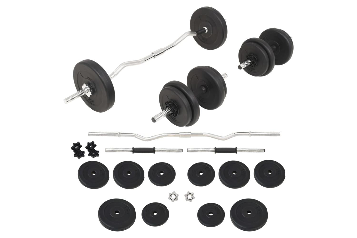 Vidaxl 91400 Barbell And Dumbbell Set 30 Kg