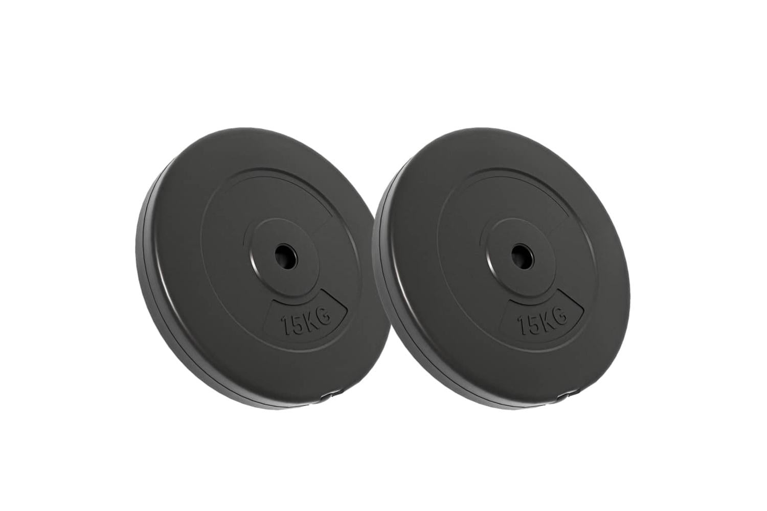 Vidaxl 93598 Weight Plates 2 Pcs 30 Kg Cement