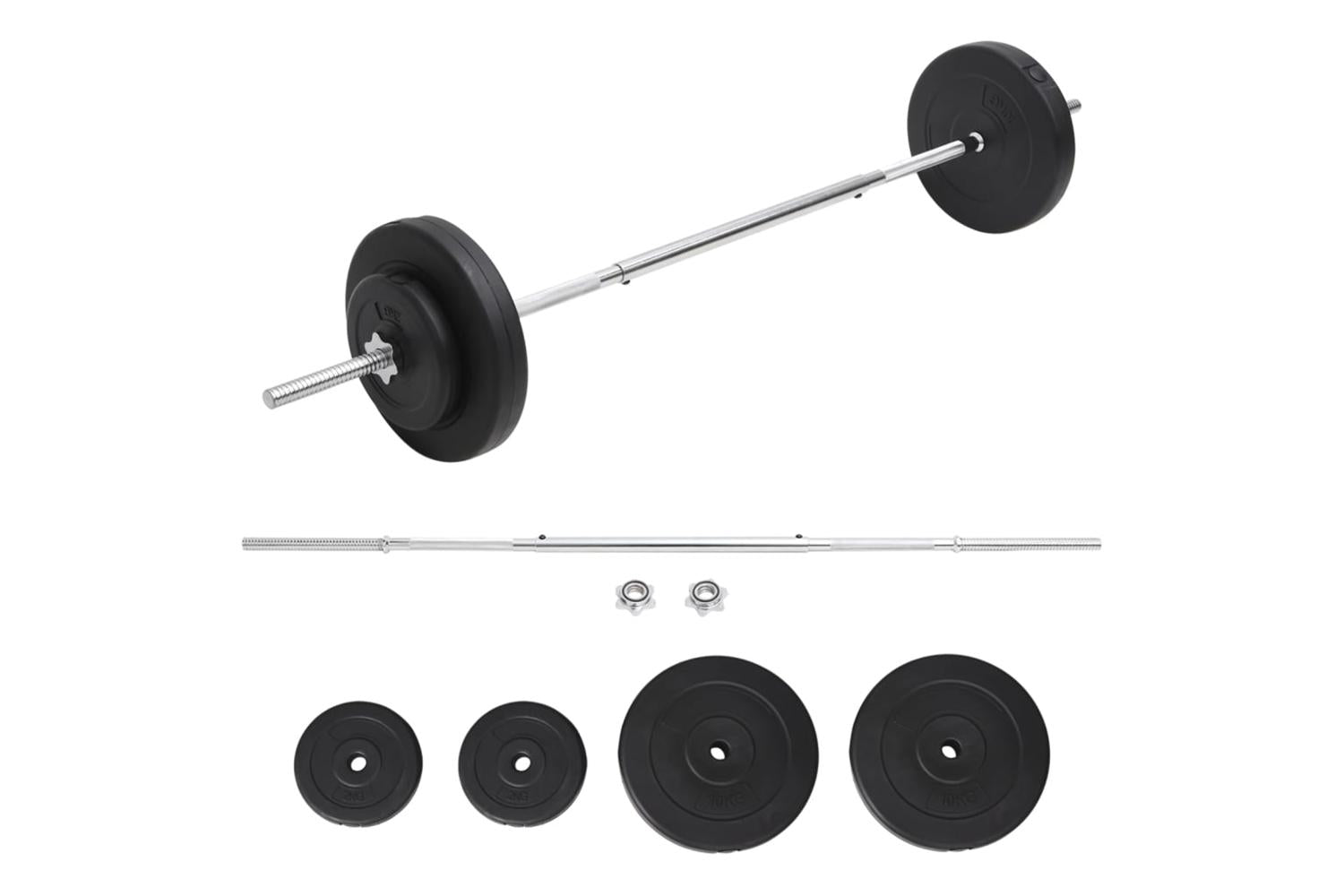 Vidaxl 93585 Barbell With Plates Set 30 Kg