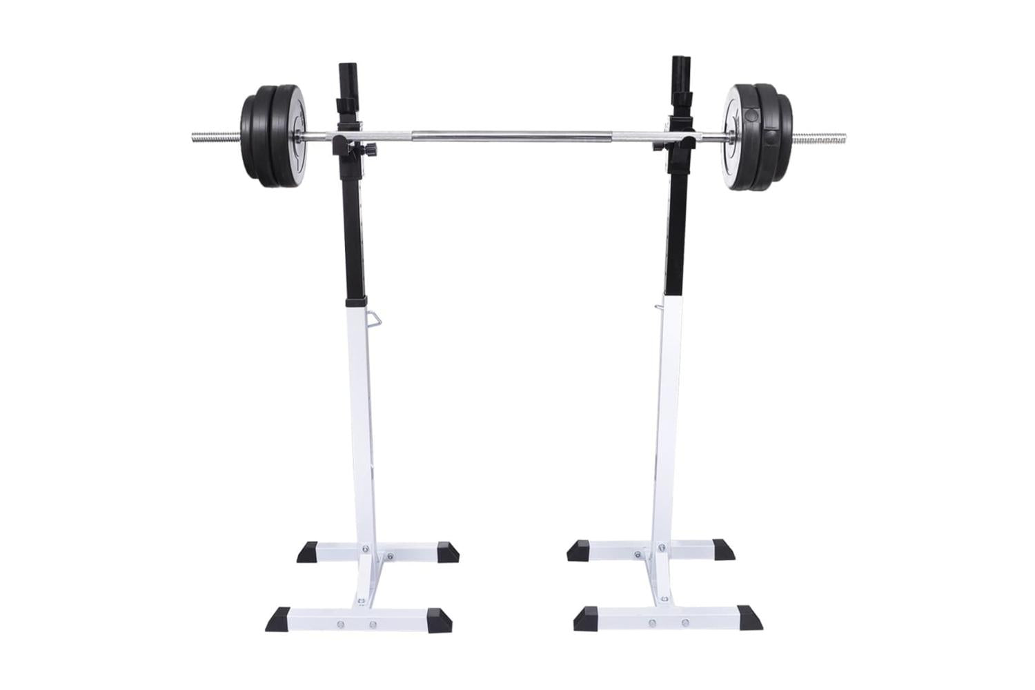 Vidaxl 90363 Squat Barbell Rack Set