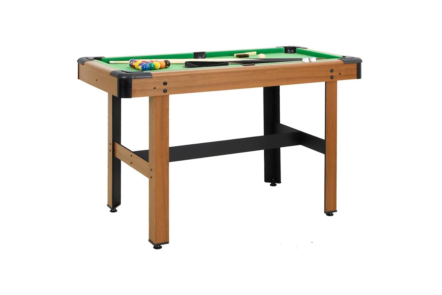 Vidaxl 4 Feet Billiard Table 122x61x76 Cm Brown