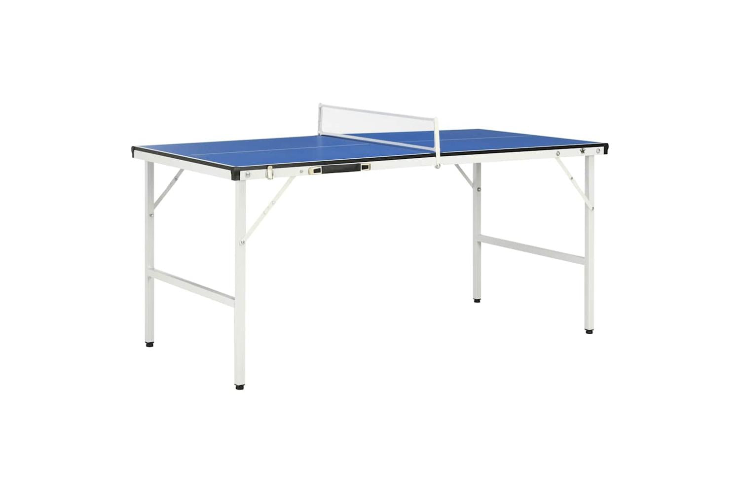Vidaxl 5 Feet Ping Pong Table With Net 152x76x66 Cm Blue