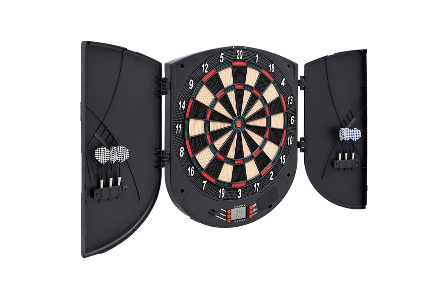 Vidaxl Electric Dartboard With Darts Black Polypropylene-2