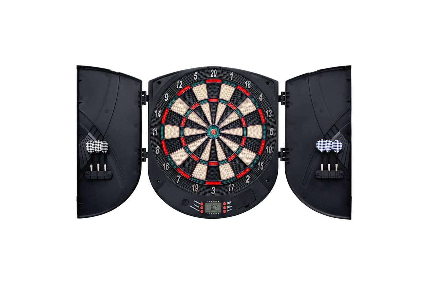 Vidaxl Electric Dartboard With Darts Black Polypropylene-3