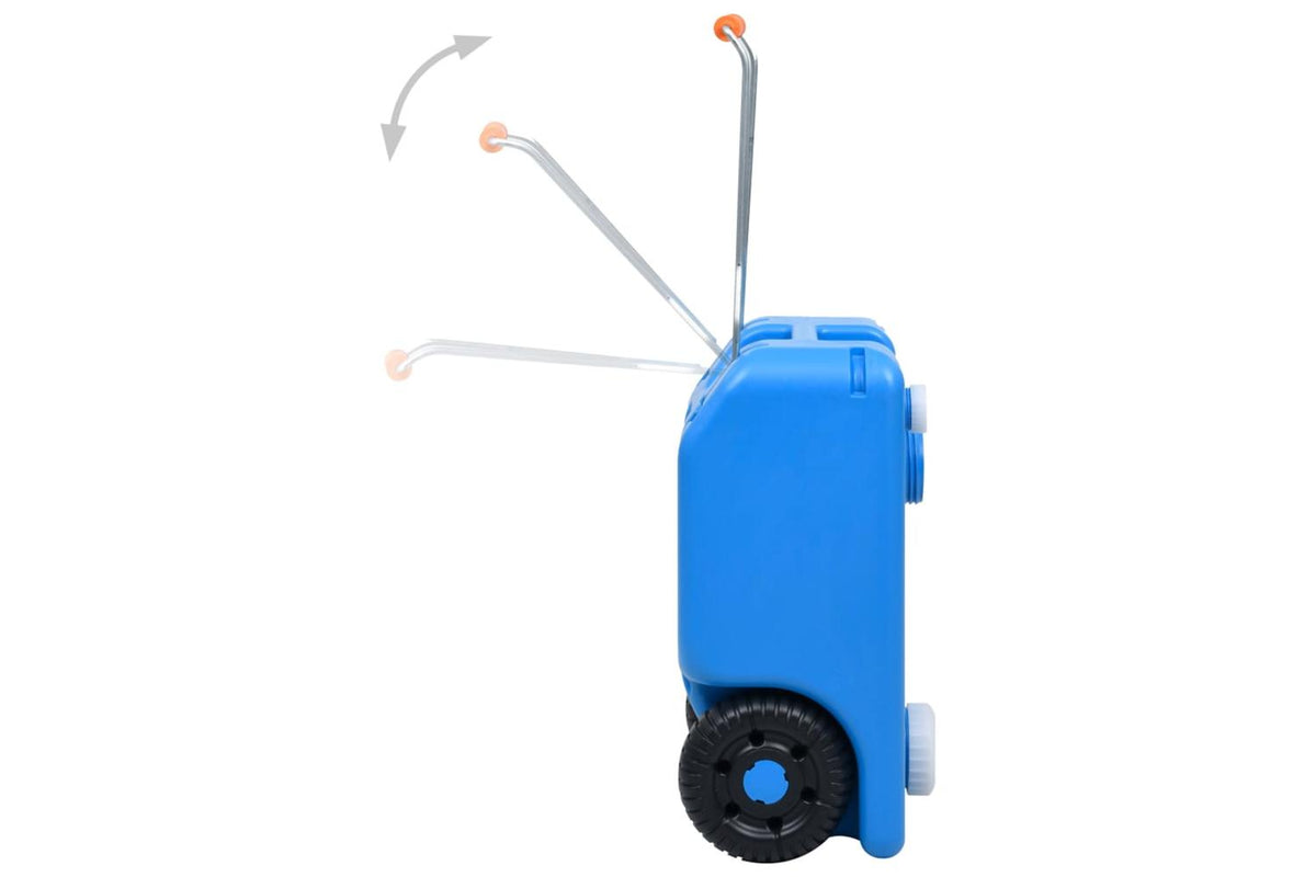 Vidaxl 30131 Wheeled Water Tank For Camping 25 L Blue-4