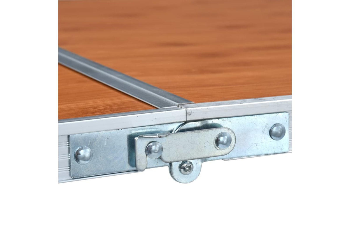 vidaXL 48176 Foldable Camping Table Aluminium 240x60cm-6