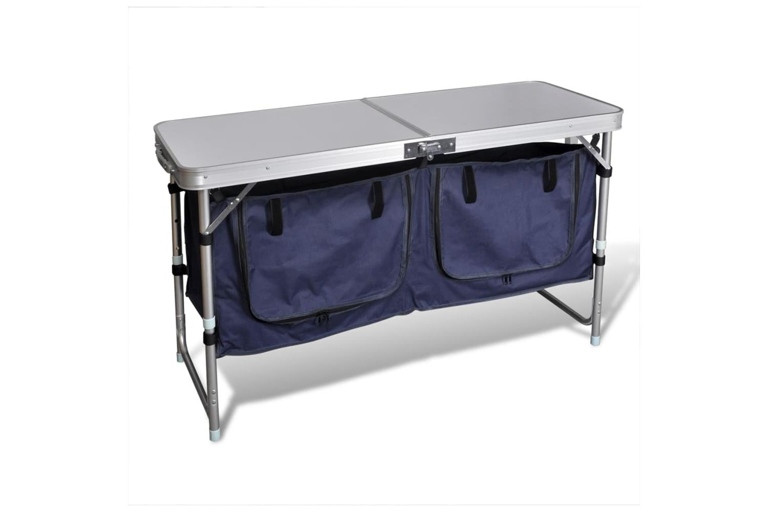 Vidaxl 41331 Foldable Camping Cupboard With Aluminium Frame